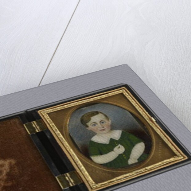 Portrait of a Child, 1840-45 by Clarissa (1809–54) (attr. to) Peters