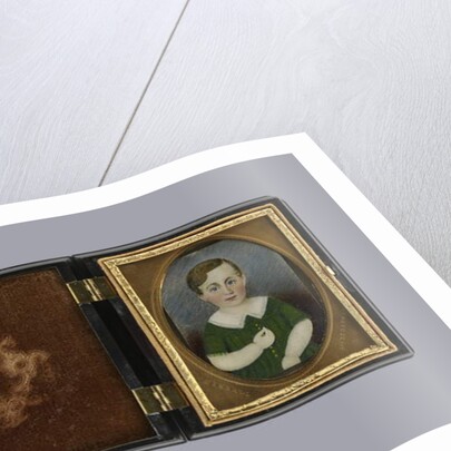 Portrait of a Child, 1840-45 by Clarissa (1809–54) (attr. to) Peters