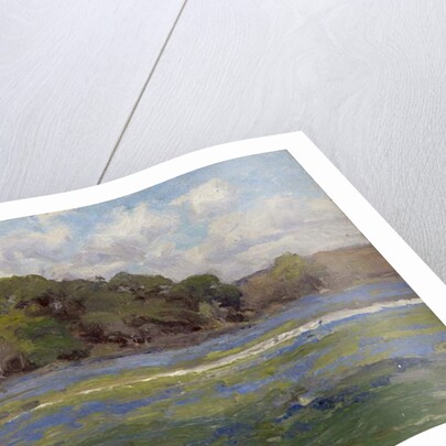 A Road through the Bluebonnets, c.1919 by Julian Onderdonk