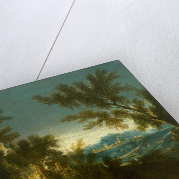 Landscape with Figures, c. 1715 by Alessandro Magnasco