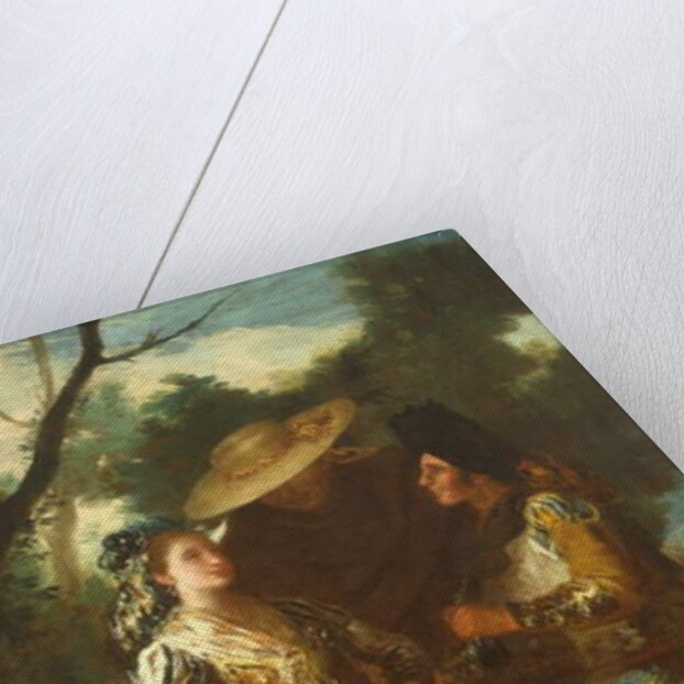 A Maja with Two Toreros, 1779-1780 by Francisco Jose de Goya y Lucientes