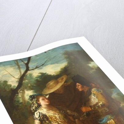 A Maja with Two Toreros, 1779-1780 by Francisco Jose de Goya y Lucientes