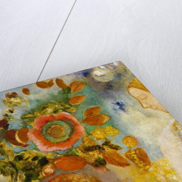 Two Young Girls among Flowers, 1912 by Odilon Redon