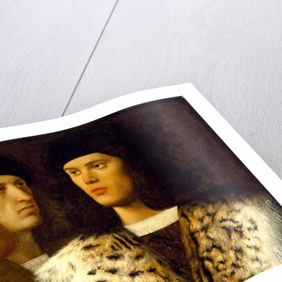 Portrait of Two Young Men, c.1515 by Vittore Belliniano