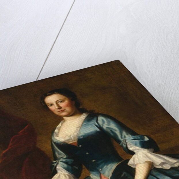 Portrait of Mrs. Samuel McCall, Sr., 1746 by Robert Feke