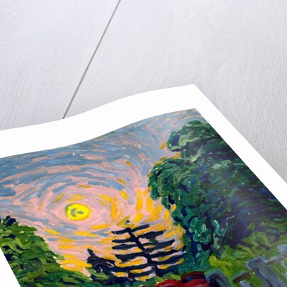 Moonrise: Soldier and Maiden, 1905 by Ernst Ludwig Kirchner