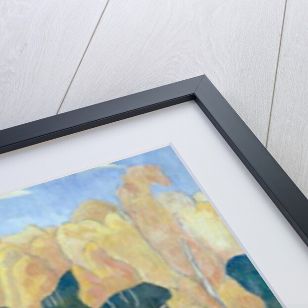 Woman Walking on the Banks of the Aven, 1890 by Emile Bernard