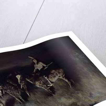 The Grass Fire, 1908 by Frederic Remington