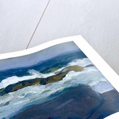 Rock Reef, Maine, 1913 by George Wesley Bellows