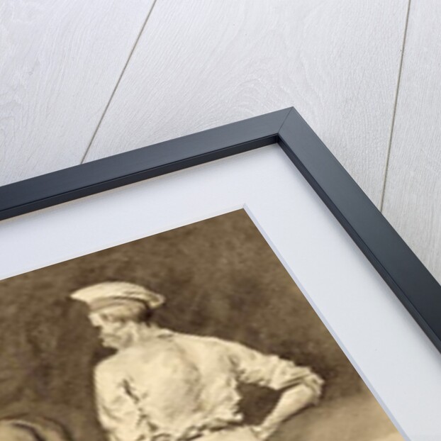 A Haircut in a Cavalry Stable, c.1893 by Frederic Remington