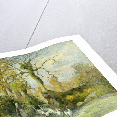 The Goose Girl at Montfoucault, 1875 by Camille Pissarro