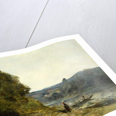 The Departure of the Boatman, 1870-72 by Jean Baptiste Camille Corot