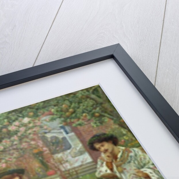 The Enchanted Garden of Messer Ansaldo, 1889 by Marie Spartali Stillman