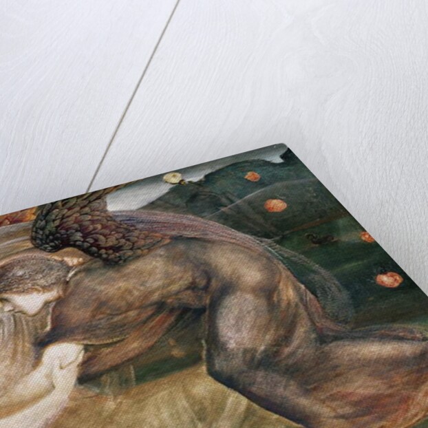 Cupid delivering Psyche by Edward Coley Burne-Jones