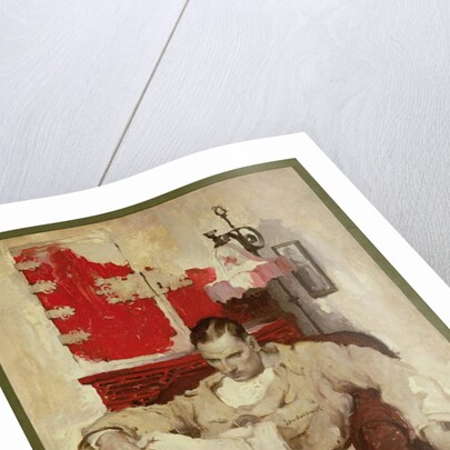 Reading in a Study by Walt Louderback