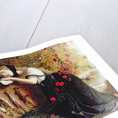 Ophelia, 1860 by Joseph Severn