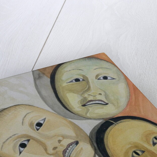 Oriental Masks by Carolyn Hubbard-Ford