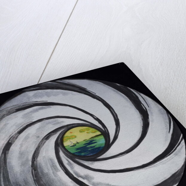 Lense Swirl with Sea and Clouds, 2005 by Carolyn Hubbard-Ford