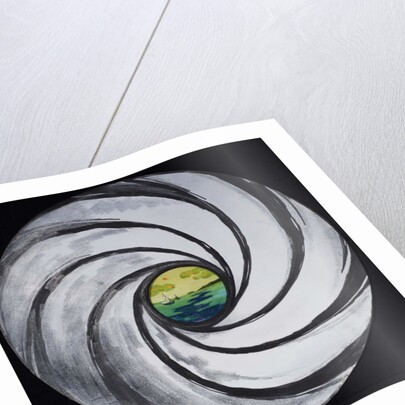 Lense Swirl with Sea and Clouds, 2005 by Carolyn Hubbard-Ford