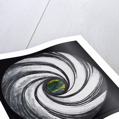 Lense Swirl with Palm Tree, 2005 by Carolyn Hubbard-Ford