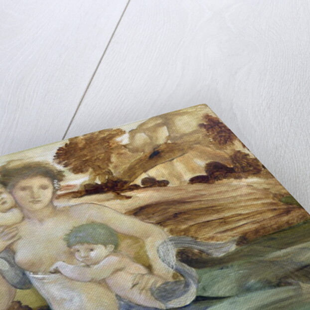 Mermaid with her Offspring by Edward Coley Burne-Jones