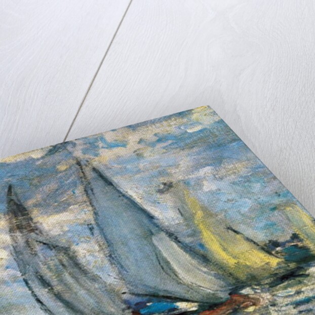 The boats or regatta in Argenteuil around 1874 by Claude Monet