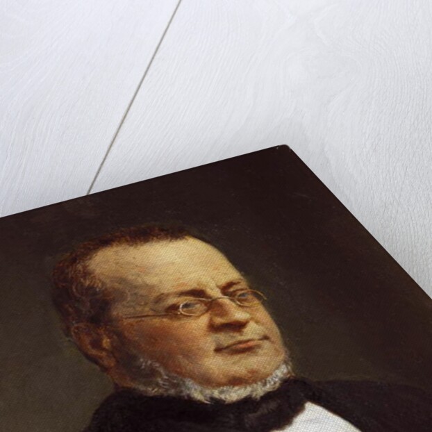 Portrait of Camillo Benso, count of Cavour. by Francesco Hayez