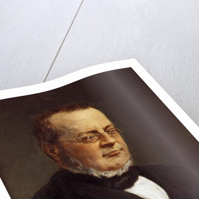 Portrait of Camillo Benso, count of Cavour. by Francesco Hayez