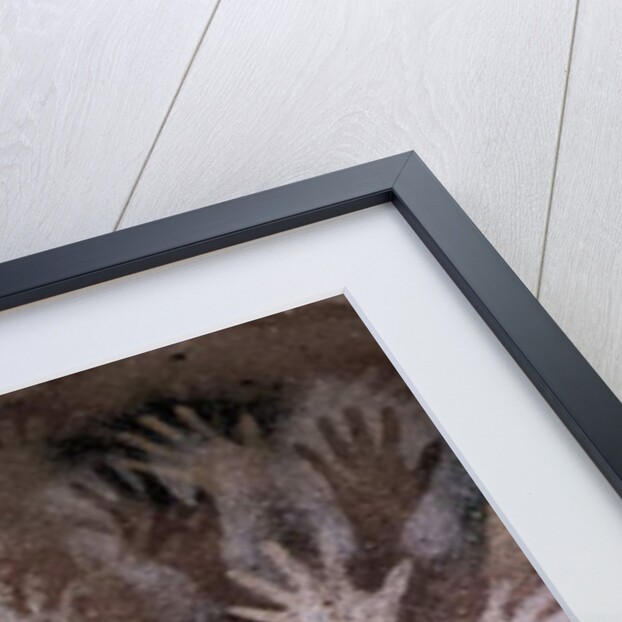 Prehistoric art : cave with hand prints 'Cave of the Hands' by Prehistoric Prehistoric