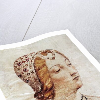 Miniature depicting Laure de Noves by Florentine School