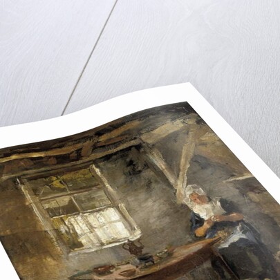 Woman in a Dutch interior , 1899 by Piet Mondrian