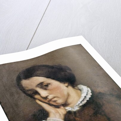 Portrait of Zelie Courbet 1846 by Gustave Courbet