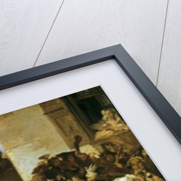 Scene of carnival or Le menuet 1754 by Giandomenico Tiepolo