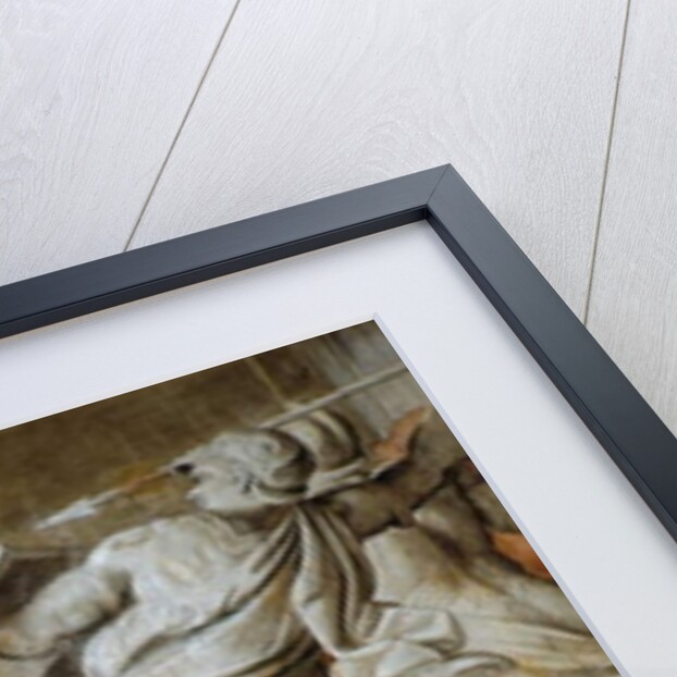 Perseus with the head of Medusa turning his enemies into stone, Loves of the Gods, 1597 by Annibale Carracci