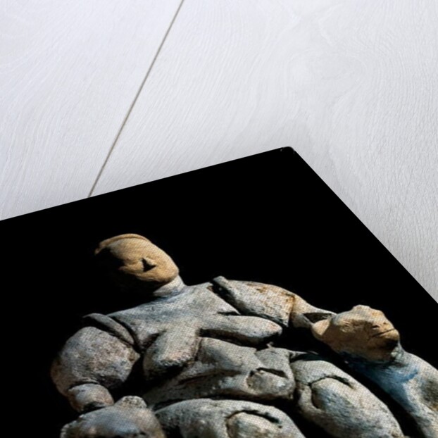 Deesse mere, statue de terre cuite. 8000-6000 AD coming from Catal Huyuk. by Neolithic Neolithic