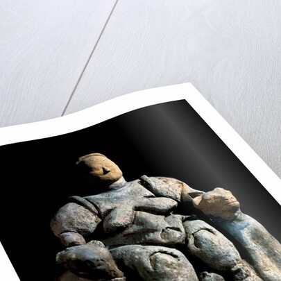 Deesse mere, statue de terre cuite. 8000-6000 AD coming from Catal Huyuk. by Neolithic Neolithic