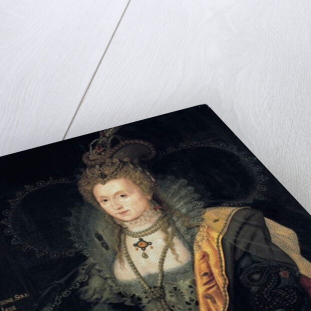 Elizabeth Ist, Queen of England in d'Astree's ballet costume or 'Rainbow Portrait' - 1844 by George Peter Alexander Healy