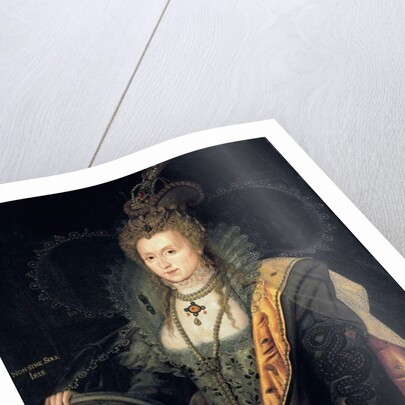 Elizabeth Ist, Queen of England in d'Astree's ballet costume or 'Rainbow Portrait' - 1844 by George Peter Alexander Healy