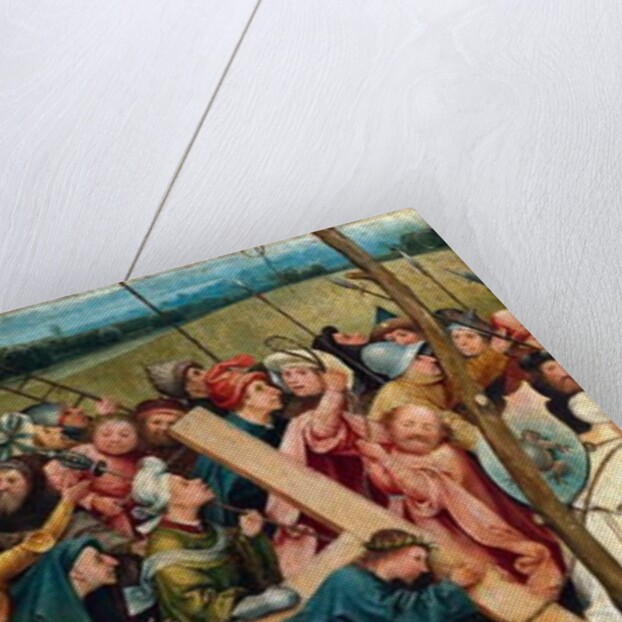 The Christ holding his Cross, The way to Calvary, 1490 by Hieronymus Bosch