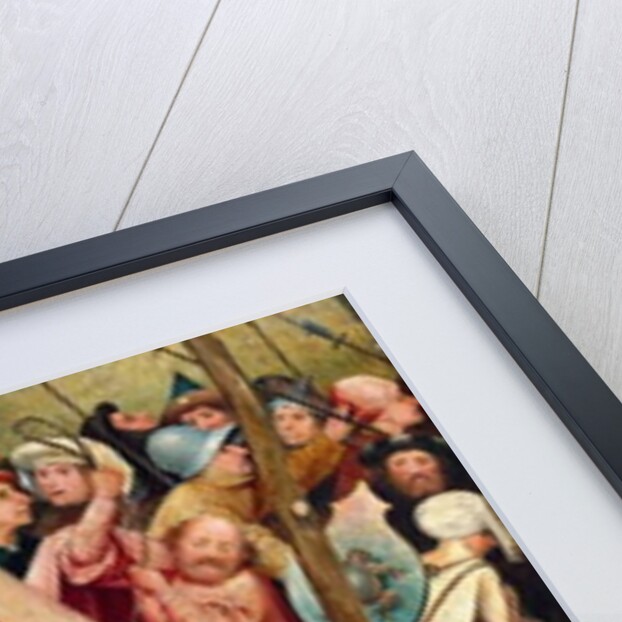 The Christ holding his Cross, The way to Calvary, 1490 by Hieronymus Bosch