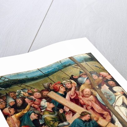 The Christ holding his Cross, The way to Calvary, 1490 by Hieronymus Bosch