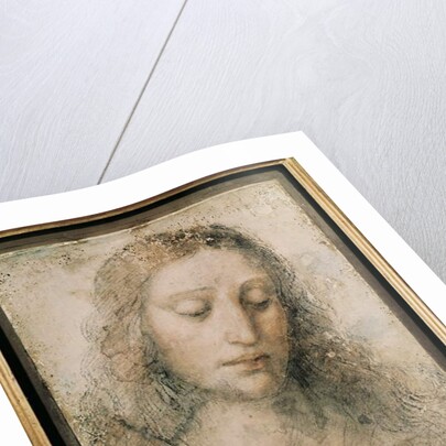 Tete du Christ redempteur by Leonardo da Vinci
