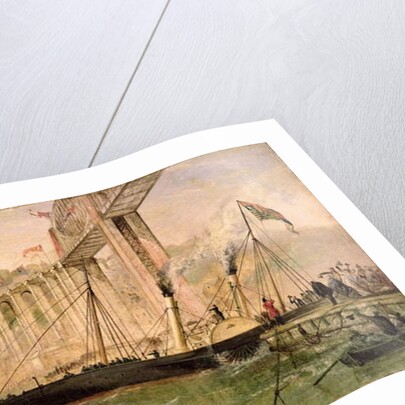 The Opening of the Saltash Bridge by Prince Albert, 2nd May 1859, c.1859 by Thomas Valentine Robins