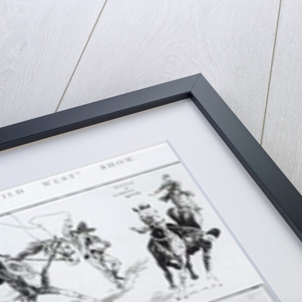 A Rehearsal of the Wild West Show at Olympia, 1902 by Ralph Cleaver