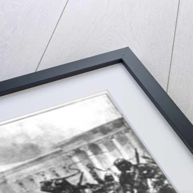 First Blood in the Revolution: Repulsing the Strikers with Sword, Whip and Gunshot opposite the Admiralty Building, St. Petersburg, 1905 by H.W. Kockkock