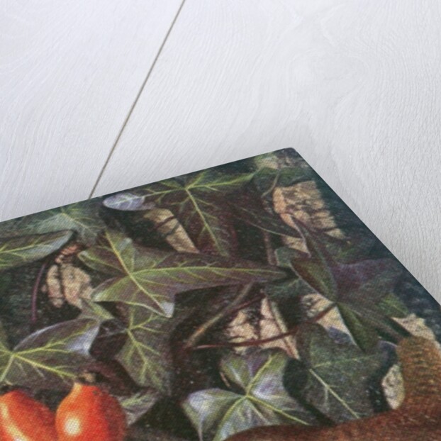 Wren in a setting of rosehip and ivy by Raymond Booth