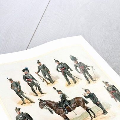 Uniforms of the Rifle Brigade by Richard Simkin