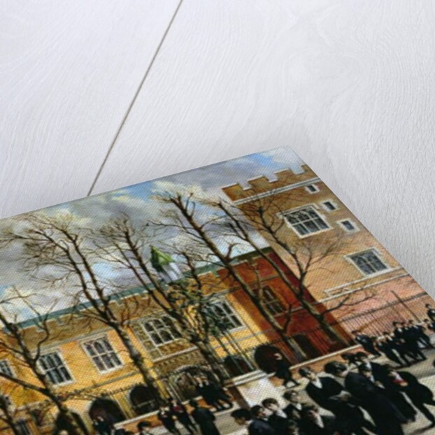 The Burning Bush at the top of Common Lane, overlooking New Schools, Eton College, c.1935 by English School