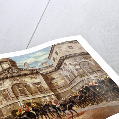 The Guard Mounting: The Horse Guards at Whitehall by Harry and Arthur Charles Payne