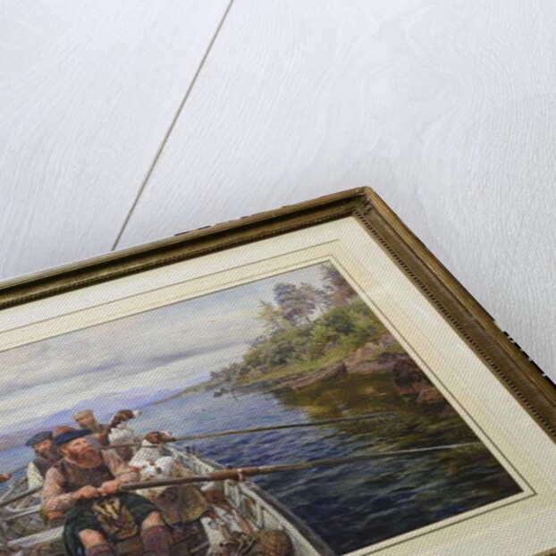 Rowing to the Moor, 1876 by John Isaac Richardson